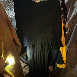 MELLODAY Black Long Sleeve Dress